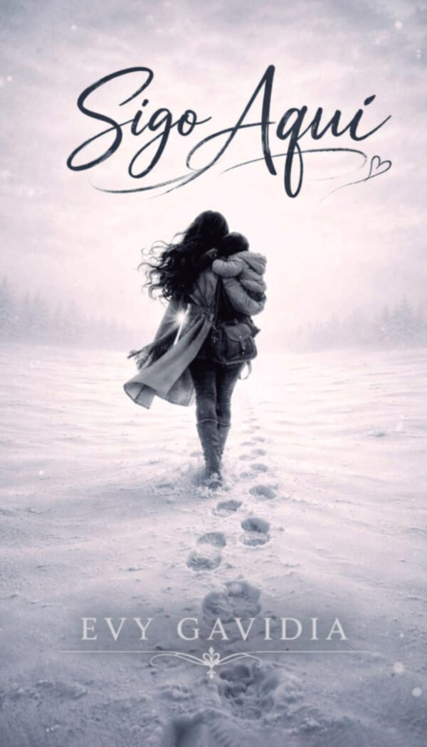 Portada del libro Sigo Aquí de Evy Gavidia